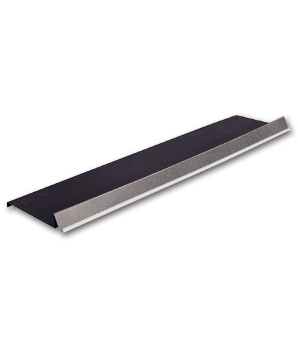 Black Melamine Shelf Cover 48"L x 10"W